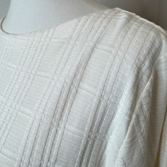 J. JILL WEAREVER COLLECTION Knit Tunic XL 3/4 Sleeves Boat‎ Neck Casual Travel - Picture 3 of 10